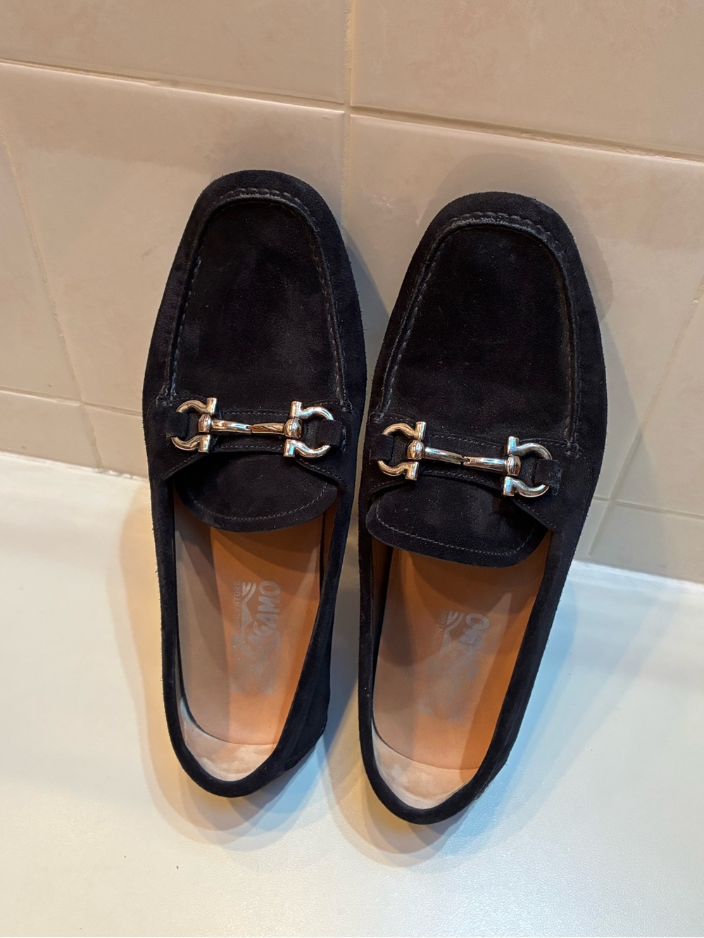 Salvatore Ferragamo Women’s Driver Bit Loafer Moccasins 10